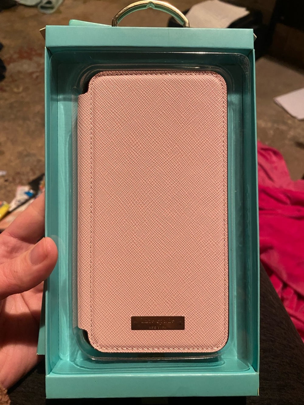 kate spade Rose Pink Folio Phone Case for iPhone XS Max - Picture 3 of 5
